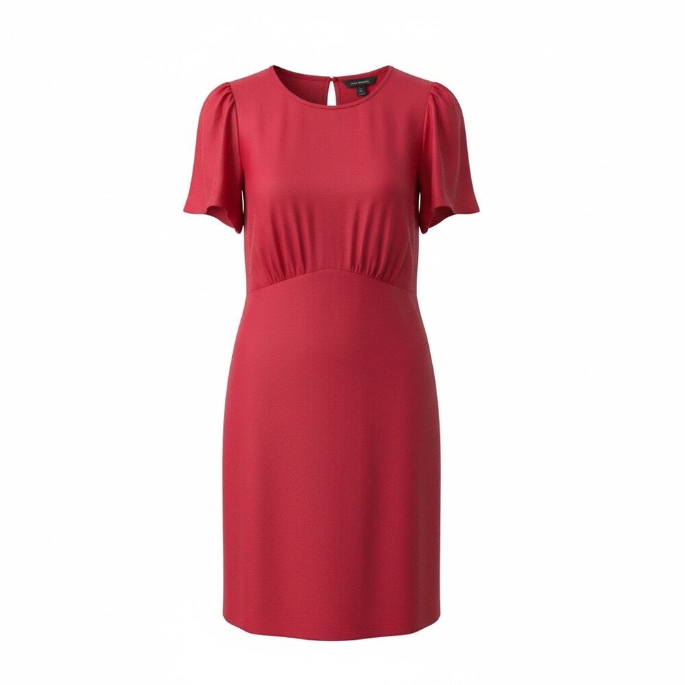NWT Old Navy M crepe casual Boho coral dress